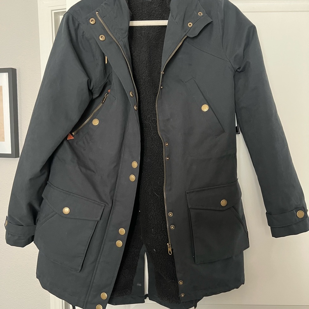 Volcom Black Parka Jacket